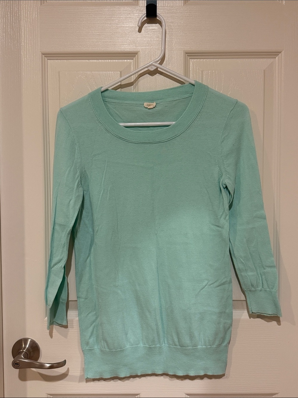 J. Crew Mint Green Crewneck Sweater